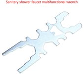 Llave multifuncional para reparación de grifos de ducha, llave para reparación de baños, adecuada para adultos, herramienta de mantenimiento de baños