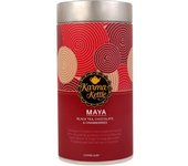Té negro con chocolate y arándanos (75 gramos), Maya, hervidor de karma