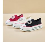 Zapatillas de lona con plataforma para mujer, zapatos de lona gruesos, zapatos informales antideslizantes para caminar, zapatos de vestir, zapatos de trabajo cómodos y livianos 35 beige