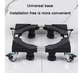 Soporte ajustable para frigorífico, soporte de elevación estable, base universal para lavadora y secadora