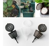 Cesta de fertilizante grande con tapa, maceta para plantas, caja de fertilizante para bonsái, contenedor de fertilización automática, herramienta de jardín, 10-30 Uds.