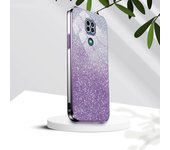Funda de lujo con revestimiento de purpurina degradada para Motorola Moto G9 G8 E7 Power Play Plus Edge 30 20 E20 G60S G53 G52, carcasa trasera de silicona For Moto G9 Play púrpura