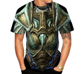 Camiseta informal de verano para adultos, camiseta de manga corta con estampado 3D de Avatar Animal, pitón S