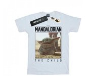 Star Wars Mens The Mandalorian The Child Frame T-Shirt 3XL blanco