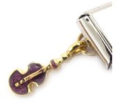 Les Trésors De Lily [C5983] - Tejido de punto 'Violin' morado púrpura
