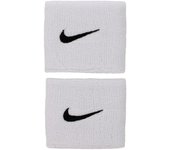 Nike Swoosh Muñequeras NNN04-101, Unisex, Muñequeras, blanco One size blanco