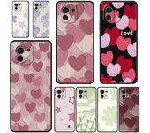 Funda de silicona con diseño de flores de amor para Xiaomi 14, 13, 12, 11 Lite, 13T, 12T, 11T Pro, 9T, Mi Poco X6, X5, M3, X3 Pro, F5, F4, F3, 5G Poco X5