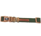 collar verde-beige forest-british x-trm doble premium 48-66x2.5cm nayeco