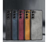 Funda de piel de oveja para Samsung A54 A15 A05 A34, funda de silicona suave para teléfono Galaxy S24 Plus S23 S22 Ultra S21 FE, funda delgada para teléfono Samsung S21 FE marrón