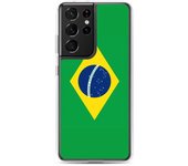Coque Téléphone - Samsung - Galaxy S10e - Drapeau Brésil - Souple - Multicolore