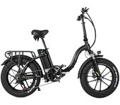 Bicicleta eléctrica plegable con ciclomotor, bicicleta eléctrica de 20x4,0 pulgadas, neumático ancho, Motor de 750W, batería de 48V y 15Ah, carga máxima de 150Kg 750W48V15AH