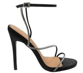 ¿De dónde viene eso de los tacones altos de tacón de aguja Jovie para mujer/señoras? 5 UK plata
