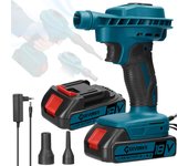 Geevorks Soplador eléctrico de motor cepillado de alta potencia Soplador de aire de viento fuerte Ventilador de eliminación de polvo de mano varios colores