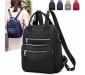 Mochila de moda para mujer, mochila de viaje multifunción, impermeable, bolso de hombro para mujer, bolso de mano para niña azul