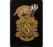 Letrero de hojalata tamaño A3 de Harry Potter (Hufflepuff)