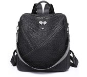 Mochila de cuero Pu a la moda para mujer, mochilas escolares de gran capacidad de diseñador para estudiantes, mochilas de viaje impermeables