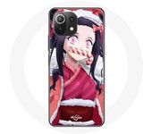 Coque pour Xiaomi Mi 11 Lite Anime Demon Slayer Kamado Nezuko Le jour de Noël 2023