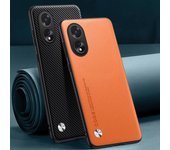Funda de cuero PU de lujo para OPPO A38 A58 A78 4G, carcasa trasera de silicona mate, funda protectora para teléfono para OPPO A58 A78 A98 5G Coque For OPPO A38 4G azul cielo