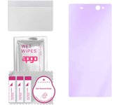 apgo Anti-Blue 9H Hybrid protective glass compatible with Sony Xperia XA Ultra, flexible nano glass, great replacement for tempered glass, scratch-res