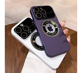 Funda magnética de lujo para teléfono con carga inalámbrica, Protector de lente ultrafino con logotipo para Iphone 14 Pro Max 13 12 Pro Max 14 Plus For iPhone 12Pro