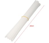 Varillas de soldadura de plástico, varillas de soldadura de PP para pistola soldadora de plástico/pistola de aire caliente para coches de parachoques, placa deflectora, carcasa de batería blanco