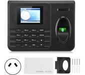 Máquina de Asistencia Reloj de Fichar Pantalla a Color de 2.4 pulgadas Biometría Huella Dactilar Contraseña Fichaje Entrada Salida