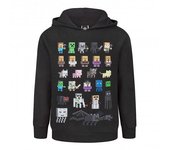 Sudadera con capucha de Sprites para niños de Minecraft 5-6 Years negro