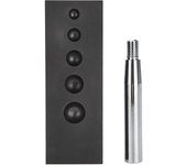 4 in 1 Graphite Sphere Mold for Melting Casting Refining Glass Marble Sphere Mold
