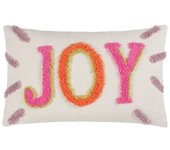 Funda de cojín capitoné Joy de Heya Home 30cm x blanco