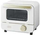 Mini horno tostador para 1 rebanada de pan Lindo electrodoméstico vívido y elegante [Toffy] K-HTS1 (Panna White)