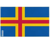 Bandera - Åland - 64 x 96 cm - Poliéster - Impresión a doble cara - Ojales de hierro