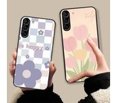 Bonita funda con diseño dibujado a mano para Samsung Galaxy S7 Edge Plus, S9, S20Plus, S20ULTRA, S10lite, S225G y S10. samsungS22plus5G