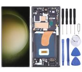 Para Samsung Galaxy S23 Ultra 5G SM-S918B Edición UE 6.78 pulgadas Pantalla LCD OLED Digitalizador Ensamblaje Completo con Marco negro