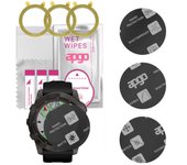 3x apgo MATTE Cristal protector híbrido compatible con Garmin Fenix 7X 51mm, nano cristal flexible, excelente reemplazo para vidrio templado, resistente a rayones