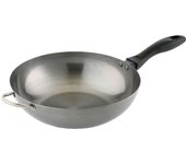 Wok de hierro fundido de una sola mano Fujita de 28 cm, fabricado en Japón, artesanía exquisita 040066