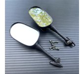 Espejo retrovisor para motocicleta, espejo retrovisor deportivo para CBR600 RR, CBR600RR, CBR1000 RR, CBR1000RR negro