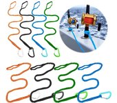 Correa para remo de kayak, cuerda ajustable para remo de kayak, cuerda elástica para canotaje, pesca y navegación.