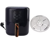 Freidora de cocina de 6,8 l con pantalla LCD, freidora eléctrica de 6,8 l y 1400 W para pollo frito, patatas fritas y huevos. L