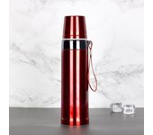 Taza deportiva para exteriores, de acero inoxidable 304, portátil, de gran capacidad, para regalo de oficina 750ml rojo
