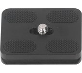 Placa de liberación rápida de 14 pulgadas con tornillo antideslizante de aleación de aluminio universal para cámara.