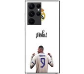Coque Maniacase pour Samsung Galaxy s22 Ultra Kylian Mbappe Real Madrid 9 Hola