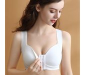 Sujetadores sexys con cierre frontal para mujer, ropa interior de talla grande, sostén push-up sin costuras, chaleco, Top, sujetador Sexy XL