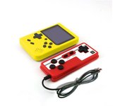 Mini consola de juegos portátil Retro, caja de juegos integrada de 400, mando Retro clásico, regalo para niños With Gamepad negro