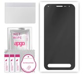 apgo Hydrogel Privacy Matte Screen Protector for Samsung Galaxy Xcover FieldPro, Anti Spy, Hydrogel Film, Flexible, Soft TPU with positioning layer ea