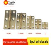 Bisagras pequeñas con núcleo de cobre para muebles y cajas de regalo