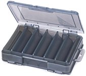 Caja de aparejos de pesca con 12 compartimentos de doble cara, accesorios de pesca, señuelo, anzuelo, estuche de almacenamiento de plástico, herramienta de pesca