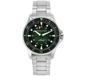 Hamilton Khaki Navy Scuba Reloj automático de buceo de acero inoxidable con esfera verde H82525160 300M para hombre verde