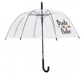 Paraguas X-Brella Bride Tribe Dome para mujer/señora One Size blanco transparente