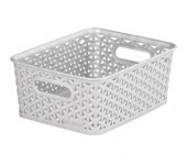 Baloncesto de ratán Curver 10cm x gris