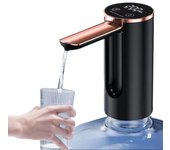 Dispensador de agua automático con selección de cantidad de agua, bomba de agua eléctrica plegable para Universal negro